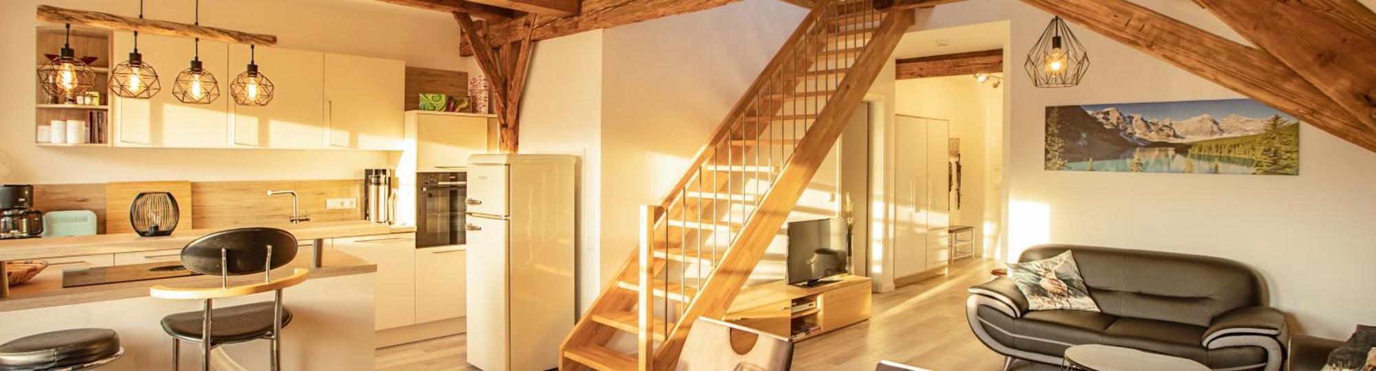 Ferienwohnung "Beim Schrimpf" 쇼네우 외부 사진
